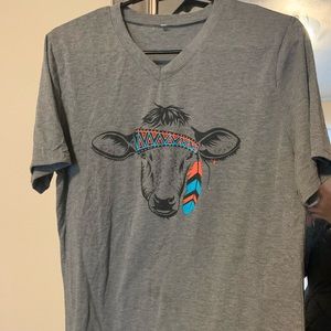 Cow tee